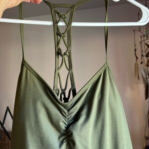 Prana Green Strappy back dress
